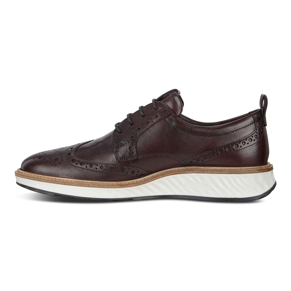 ECCO Mens Dress Shoes Brown - St.1 Hybrid - ZJG-265789